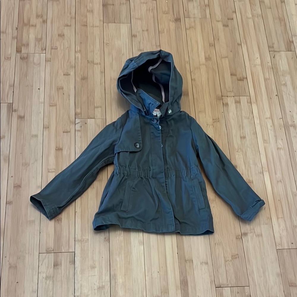 Kids Hooded Jacket in Gray